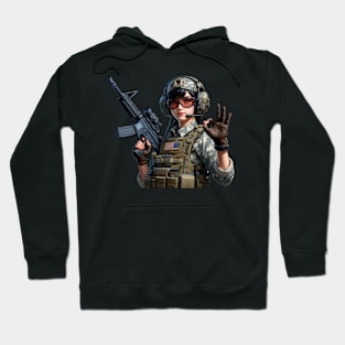 Tactical Girl Hoodie